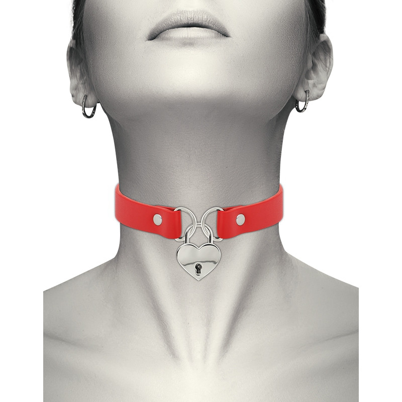 Coquette Collier Coquette Pendentif Coeur Rouge